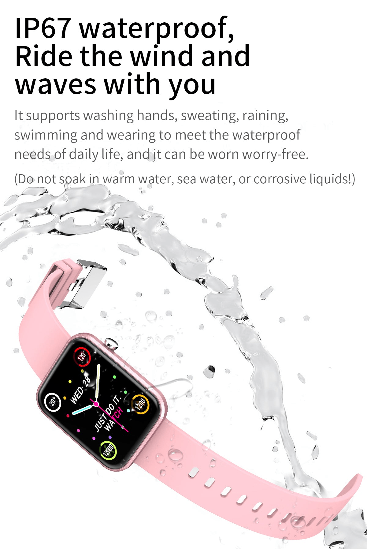 Advanced Smartwatch with 3 Interchangeable Bands - Wellness & Activity Tracker - GNS Beauty & Personal Care