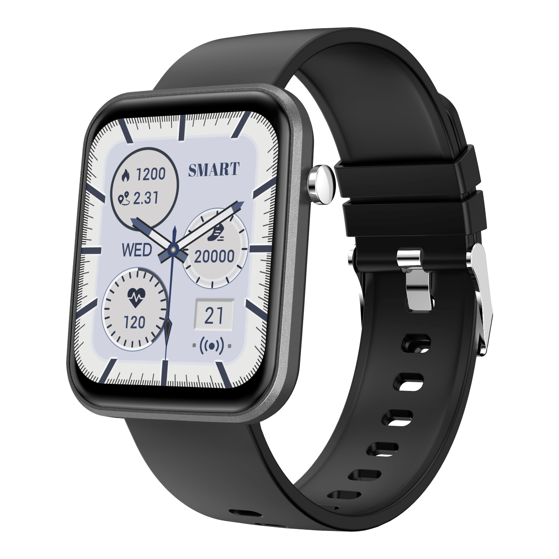 Advanced Smartwatch with Three Interchangeable Bands – Wellness & Activity Tracker - GNS Beauty & Personal Care