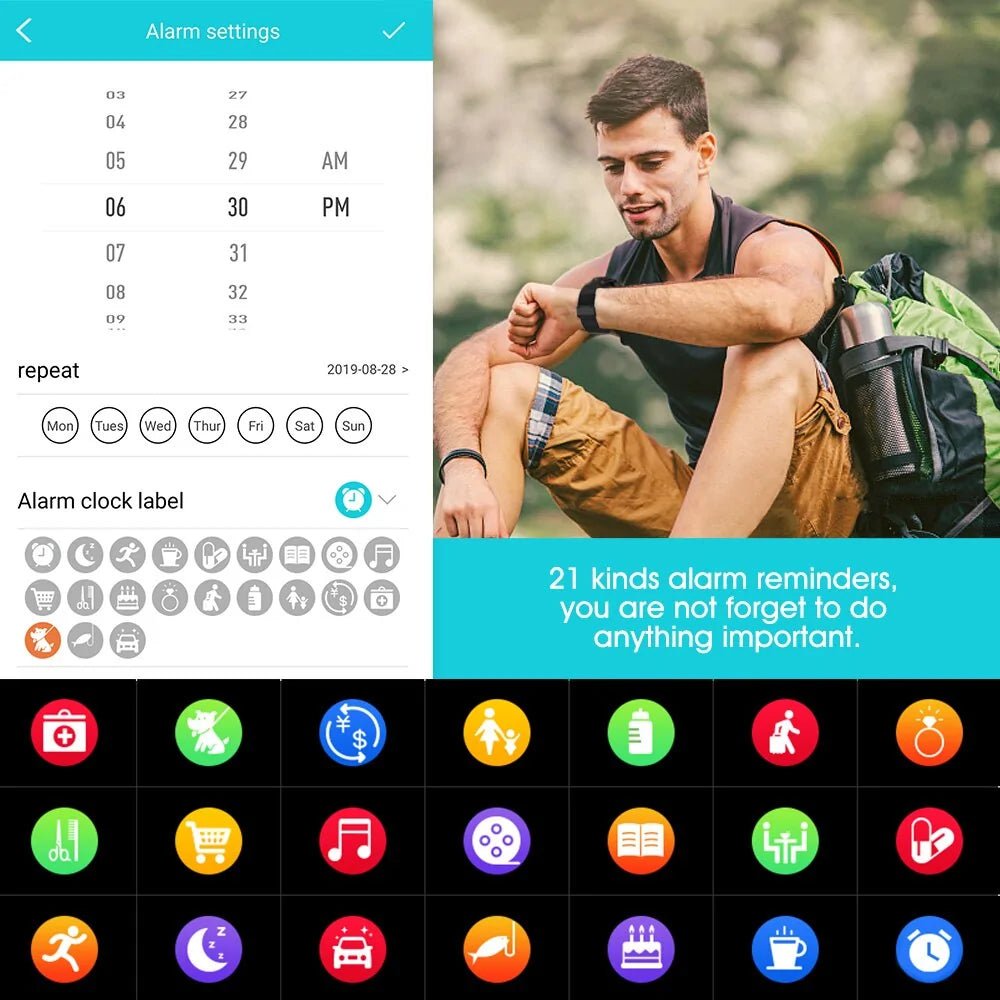 Affordable Fitness Smartwatch with Heart Rate Monitor - GNS Beauty & Personal Care