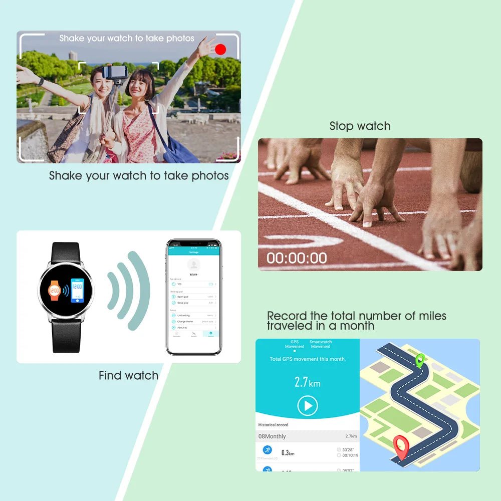 Affordable Fitness Smartwatch with Heart Rate Monitor - GNS Beauty & Personal Care