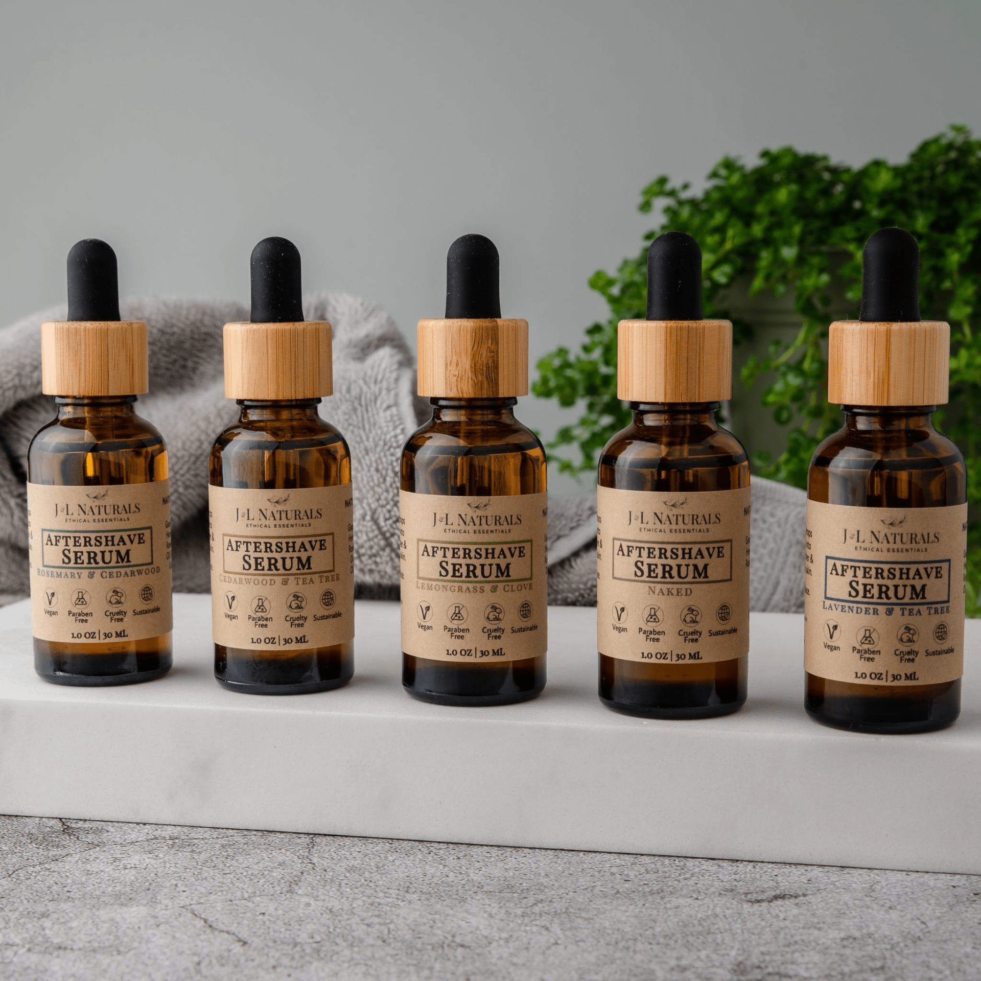 Aftershave Serum Bundle (5 - Pack) – Hydration, Nourishment & Sustainable Skincare - GNS Beauty & Personal Care