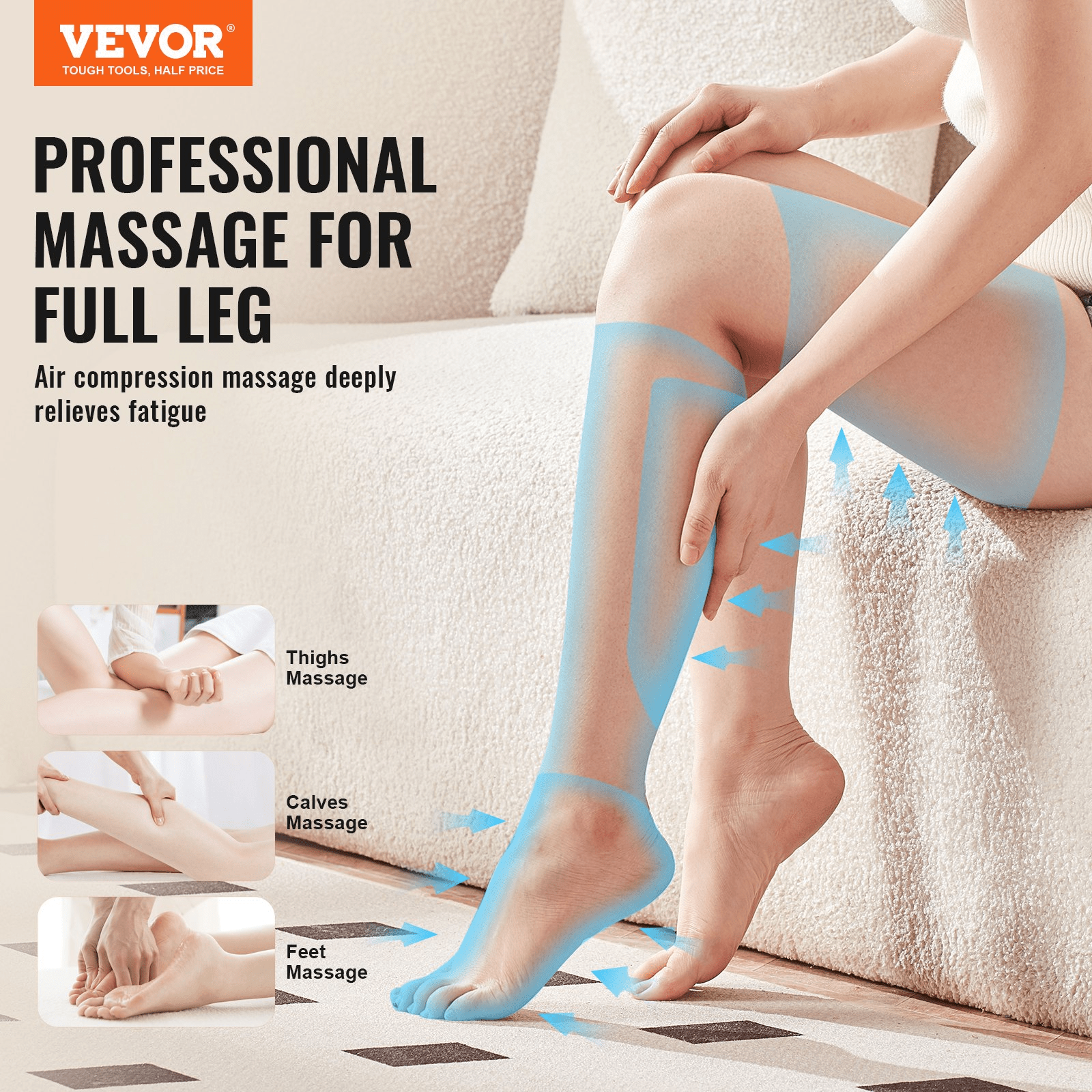 💨 Air Compression Leg Massager Boots - GNS Beauty & Personal Care