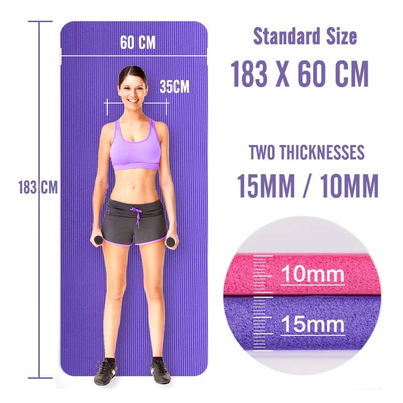 All - Purpose Non - Slip Fitness Mat - GNS Beauty & Personal Care