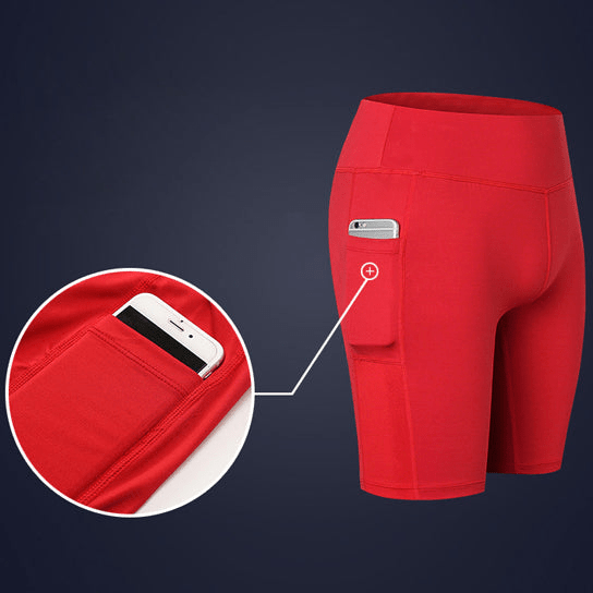 All - Season Workout Shorts with Secure Phone Pocket - GNS Beauty & Personal Care