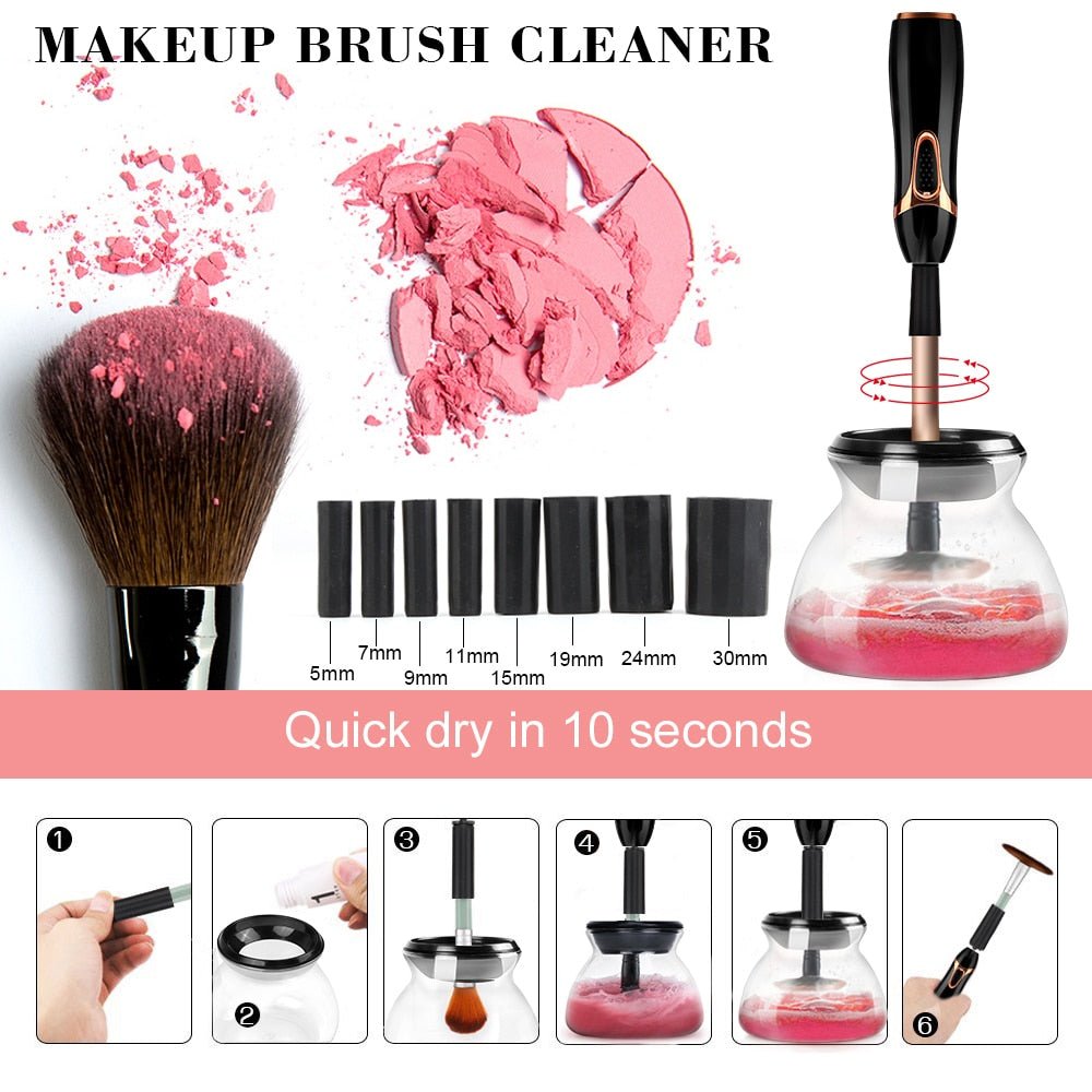Automatic Makeup Brush Cleaner and Dryer | Effortless Deep Clean - GNS Beauty & Personal Care