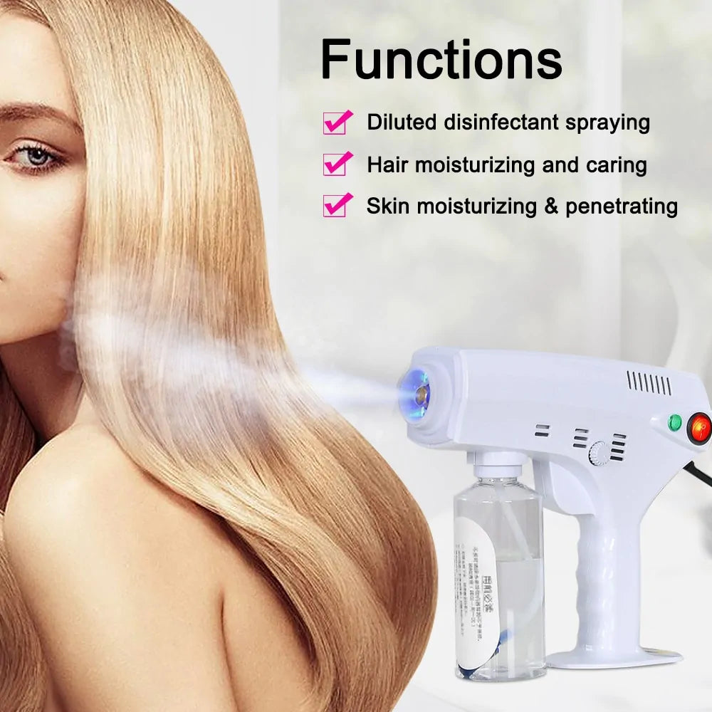 Professional Nano Hair Care Steam Gun for Deep Hydration