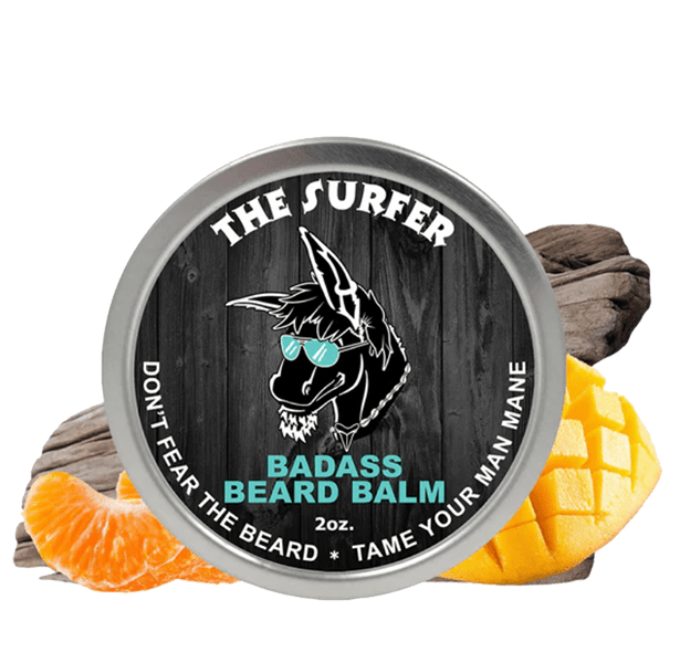 Badass Beard Care The Surfer Beard Balm - Soften, Hydrate & Style - GNS Beauty & Personal Care