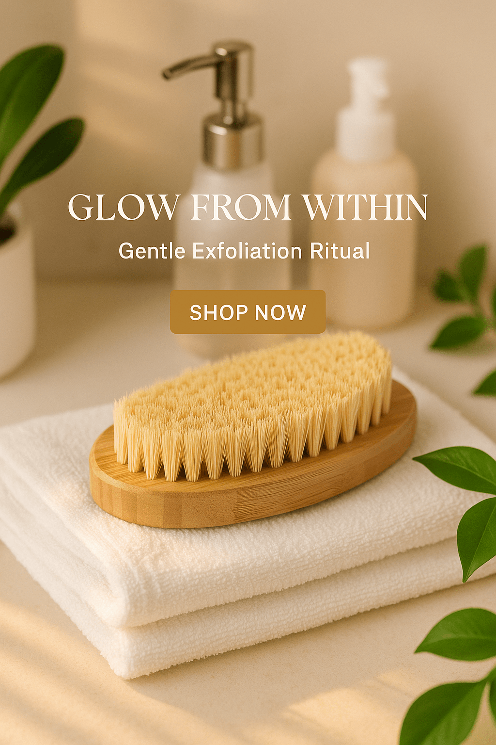 Bamboo Dry Brush – Gentle Exfoliation for Radiant Skin - GNS Beauty & Personal Care