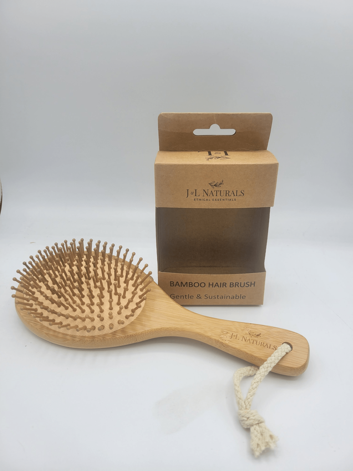 Bamboo Hair Brush – Eco - Friendly & Gentle Detangling - GNS Beauty & Personal Care