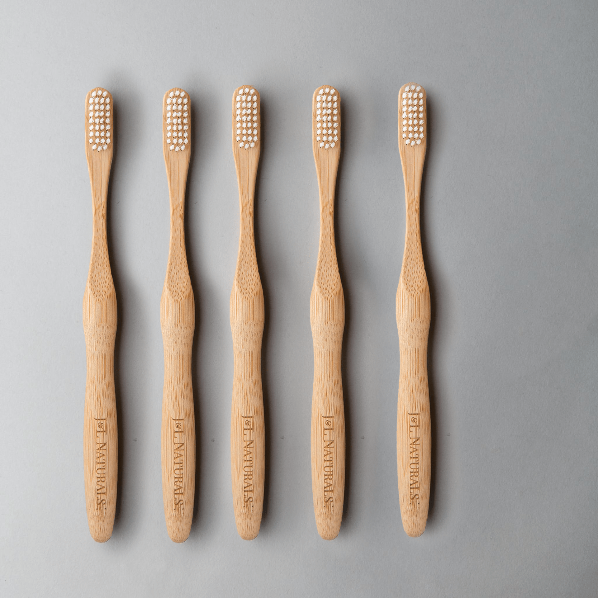 Bamboo Toothbrush Bundle - 5 - Pack for Eco - Friendly Oral Care - GNS Beauty & Personal Care