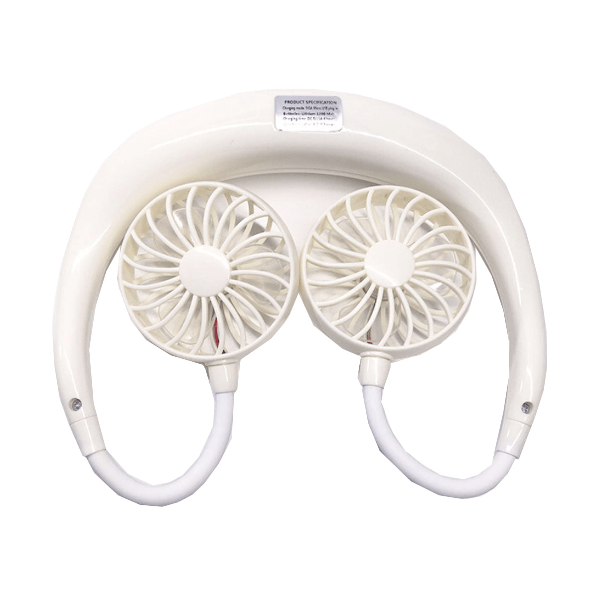 Beat The Heat Double Cool Cordless Breezy Mini Collar Fan – Stay Cool & Comfortable Anywhere - GNS Beauty & Personal Care
