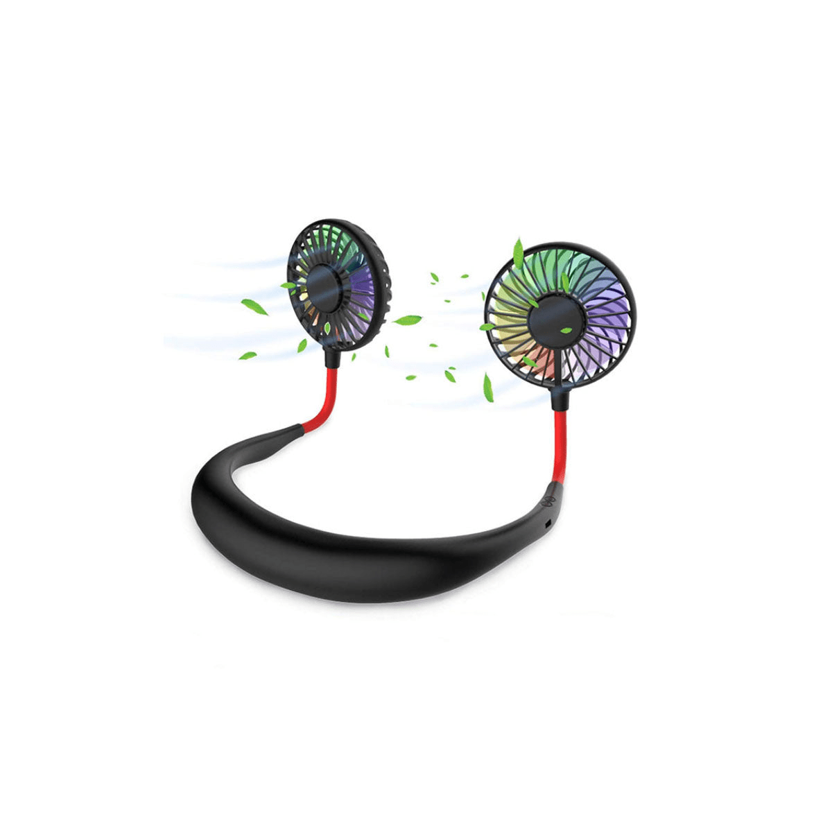 Beat The Heat Double Cool Cordless Breezy Mini Collar Fan – Stay Cool & Comfortable Anywhere - GNS Beauty & Personal Care