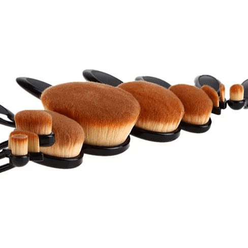 Beauty Experts Set of 10 Oval Beauty Brushes – Elevate Your Makeup Routine - GNS Beauty & Personal Care