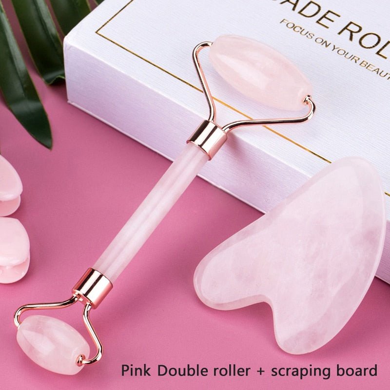 Beauty Jade Facial Roller – Revitalize Your Skin with Timeless Elegance - GNS Beauty & Personal Care
