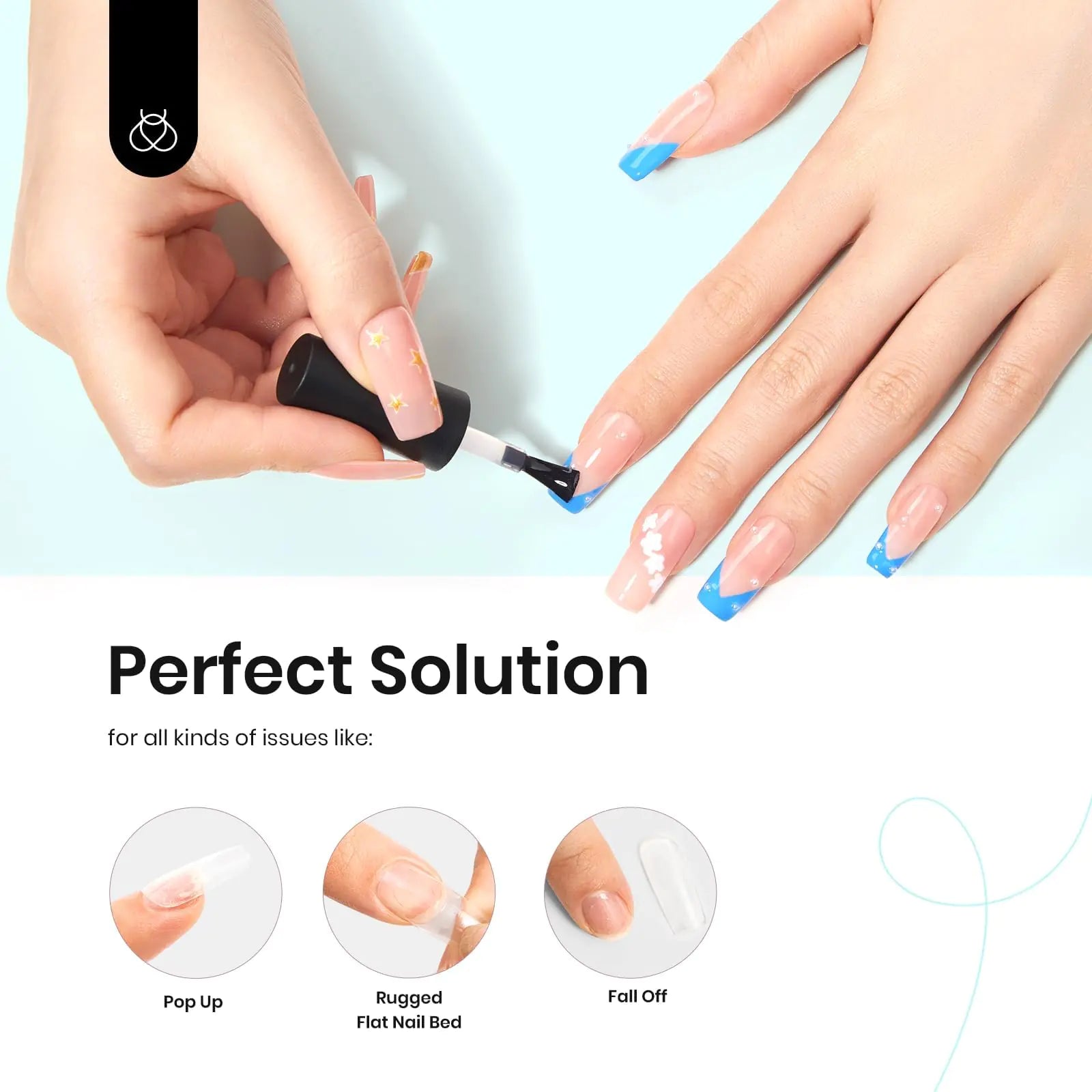 Beetles 5 - in - 1 Long - Lasting UV Nail Glue Gel - GNS Beauty & Personal Care
