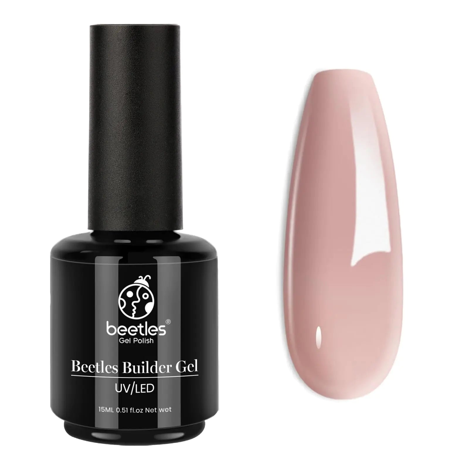 Beetles 7 - in - 1 Builder Gel - Nude Purple, 0.5 Fl Oz - GNS Beauty & Personal Care