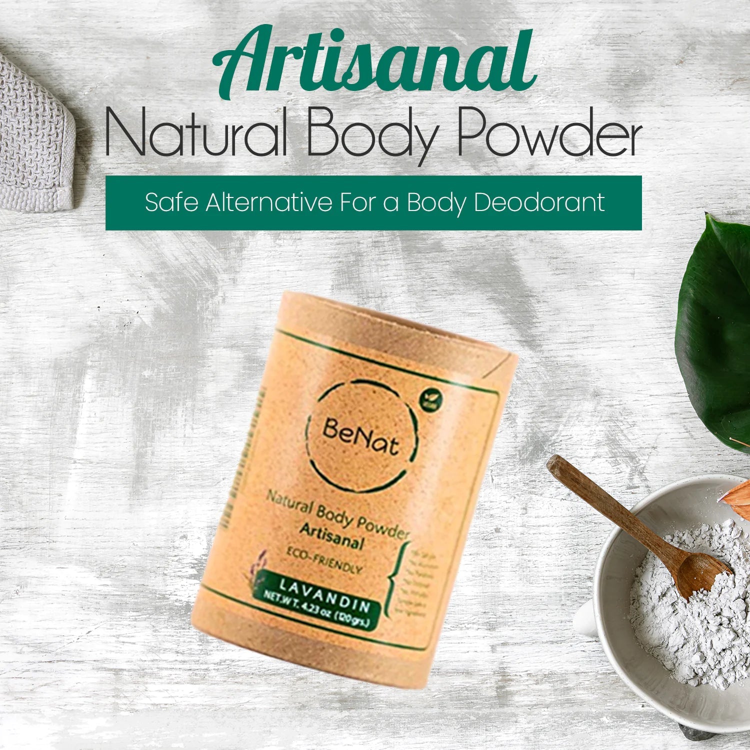BeNat All - Natural Body Powder - Eco - Friendly & Multi - Purpose - GNS Beauty & Personal Care
