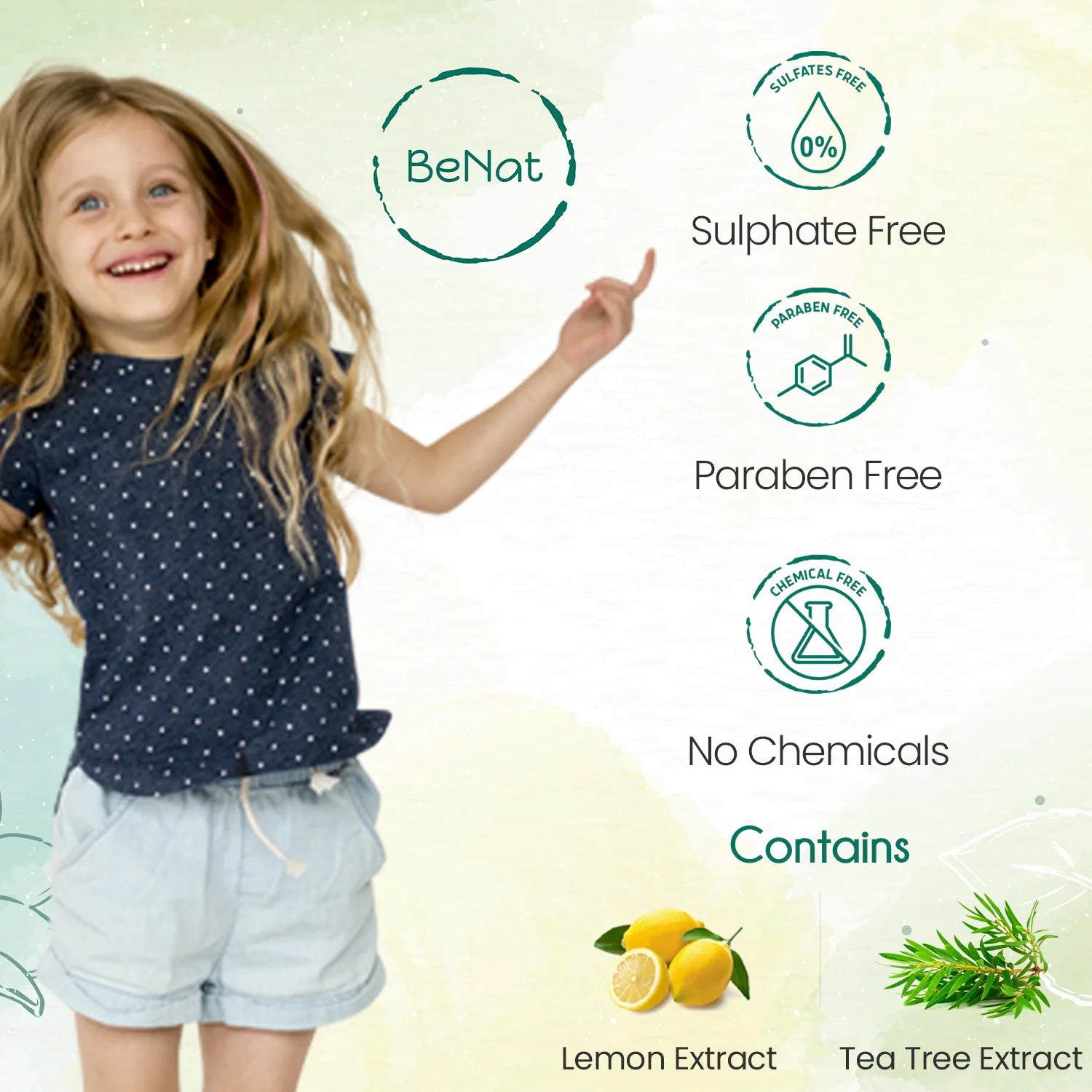 BeNat All - Natural Deodorant for Kids & Teens - Gentle & Aluminum - Free - GNS Beauty & Personal Care