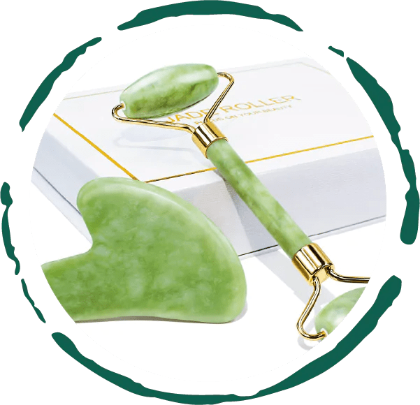 BeNat Jade Roller & Gua Sha Gift Box - Facial Massage for Radiant Skin - GNS Beauty & Personal Care