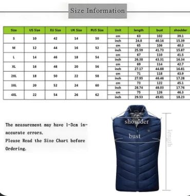 Best Heated Vest for Winter - Premium Battery Design - GNS Beauty & Personal Care