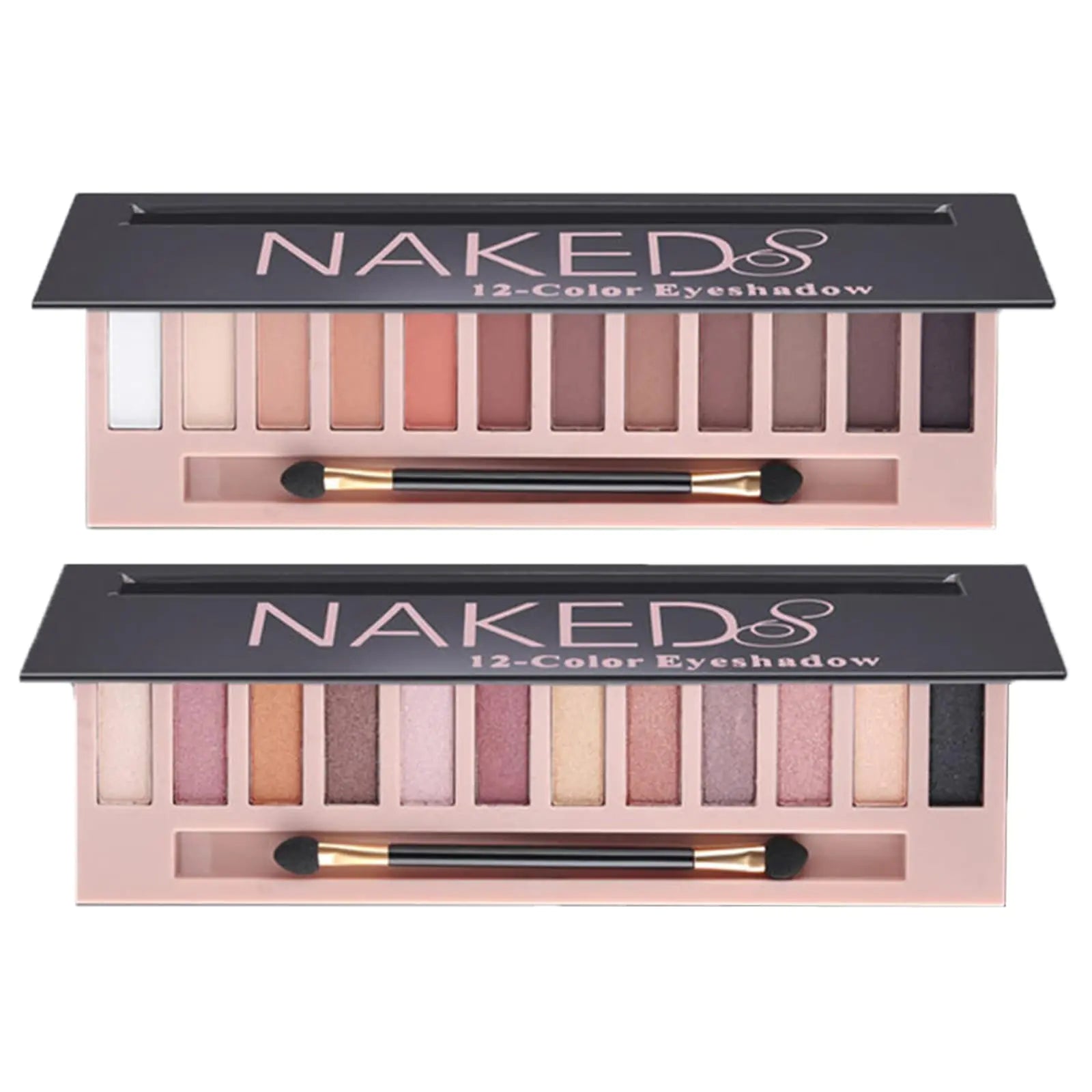BestLand 2 - Pack 12 Shade Nude Eyeshadow Palette - Matte & Shimmer - Long - Lasting & Cruelty - Free - GNS Beauty & Personal Care