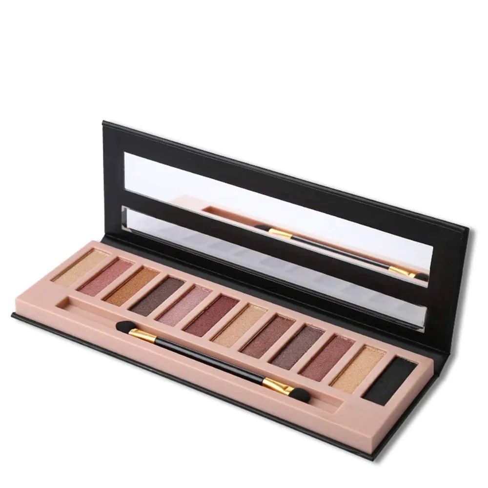 BestLand 2 - Pack 12 Shade Nude Eyeshadow Palette - Matte & Shimmer - Long - Lasting & Cruelty - Free - GNS Beauty & Personal Care