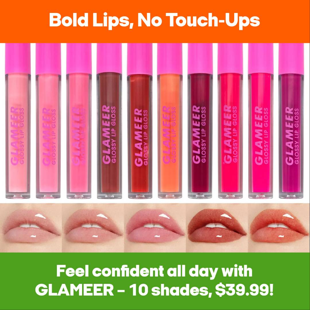 GLAMEER 10-Color Liquid Matte Lipstick Set – Bold, Waterproof, and Beautifully Moisturizing