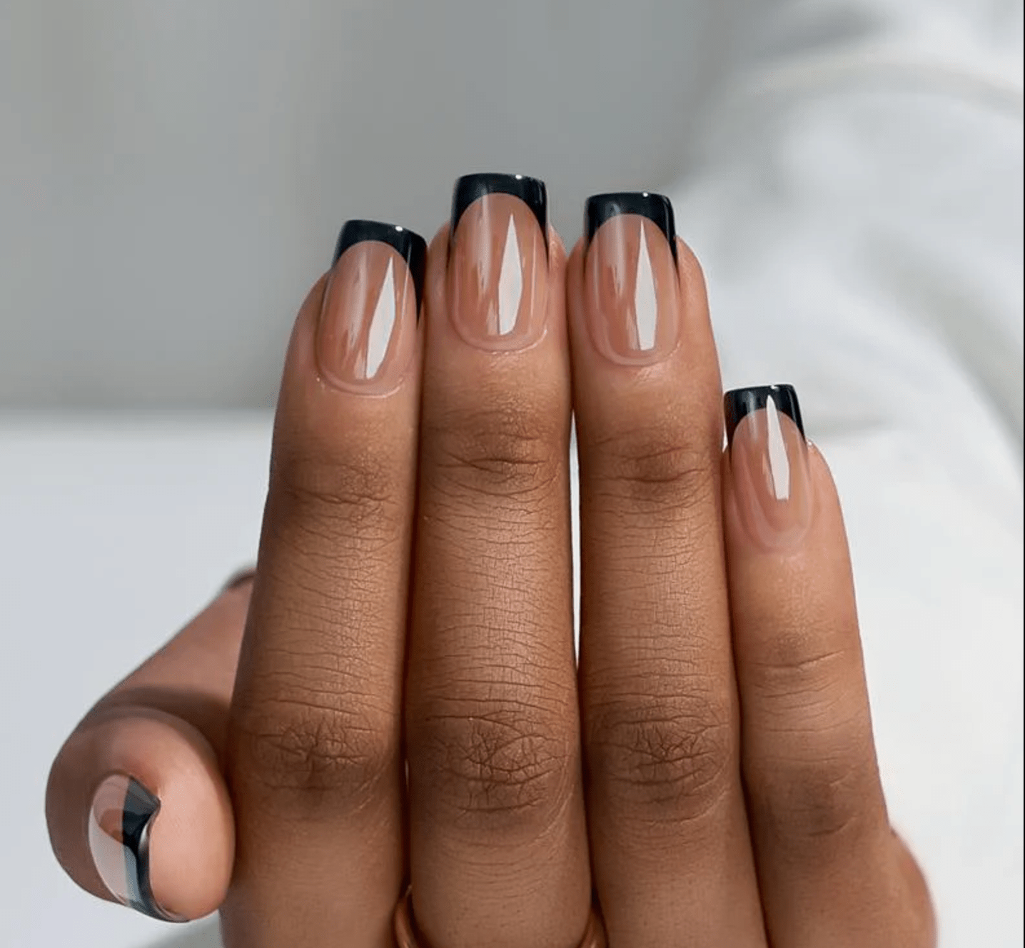 Braveheart Short Square Nails – Soft Gel Press - On Kit for Fierce, Flawless Style - GNS Beauty & Personal Care