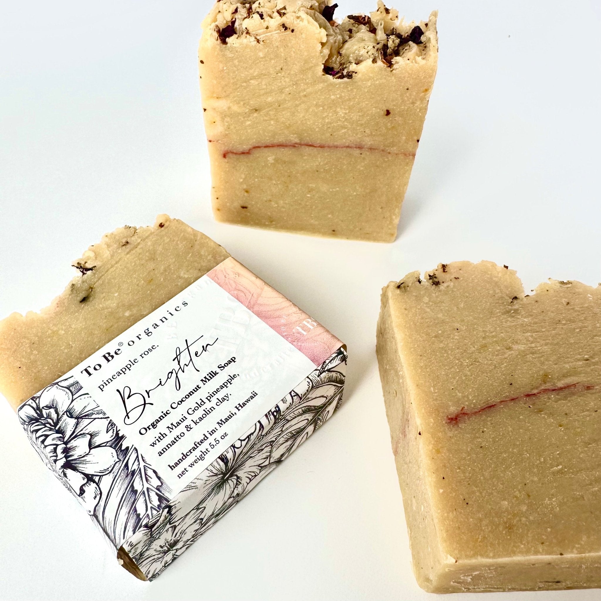 🌺 Brighten Pineapple Rose Luxury Soap Bar - GNS Beauty & Personal Care