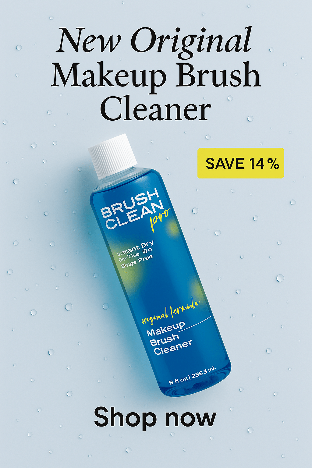 Brush Clean Pro Original Makeup Brush Cleaner - No - Rinse, Quick - Dry, Deep Clean - GNS Beauty & Personal Care