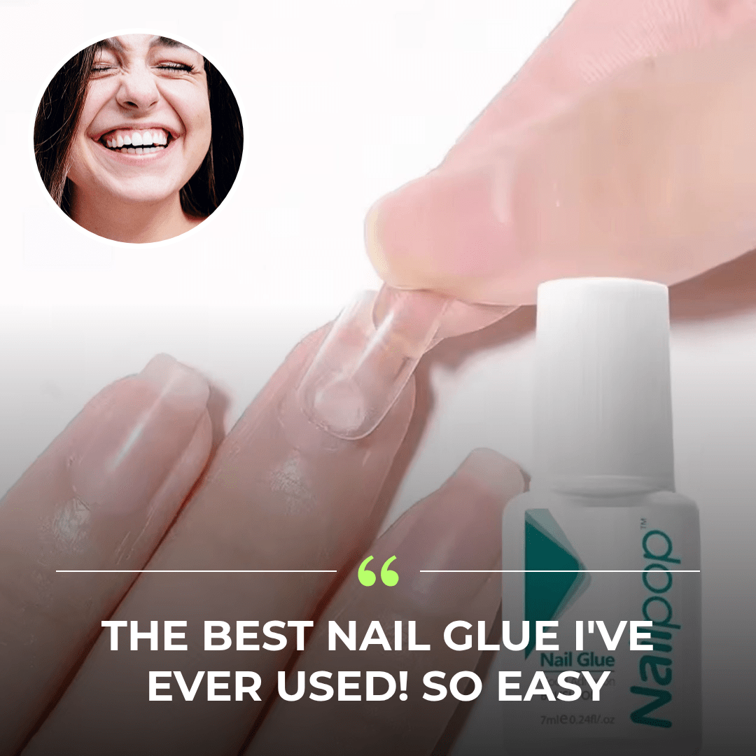 Brush - On Nail Glue – Strong Hold, Seamless Application, Zero Damage - GNS Beauty & Personal Care