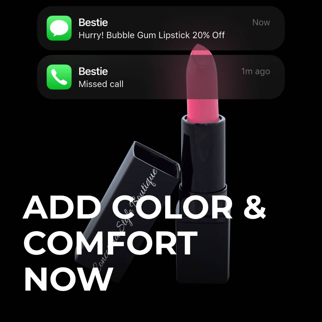 Bubble Gum Matte Lipstick – Sweet Color with Clean Comfort - GNS Beauty & Personal Care