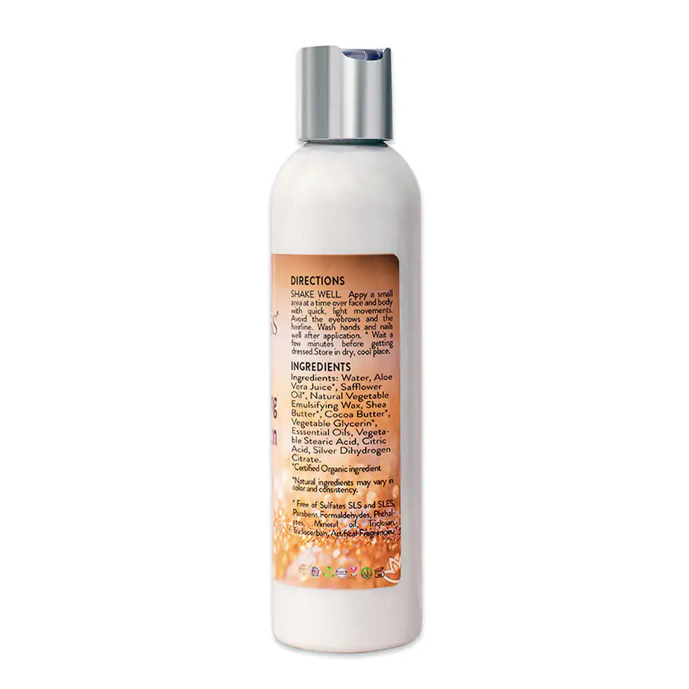 Organic Shimmer Body Lotion - Hydration and Radiance for All Skin Types