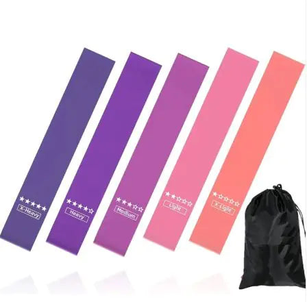 Resistance Loop Exercise Bands (5-Pack) - Home Fitness & Versatile Training