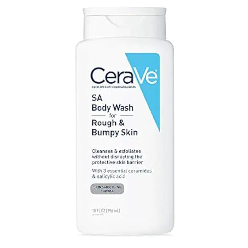 CeraVe SA Body Wash - Salicylic Acid & Ceramides for Rough & Bumpy Skin