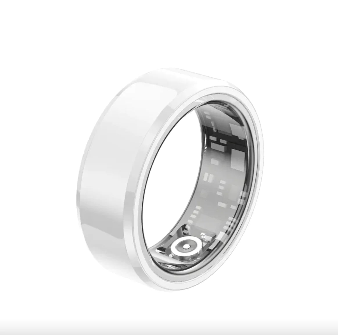 Ceramic Health Monitoring Smart Ring – Stylish, Smart &amp; Wellness - Focused - GNS Beauty & Personal Care
