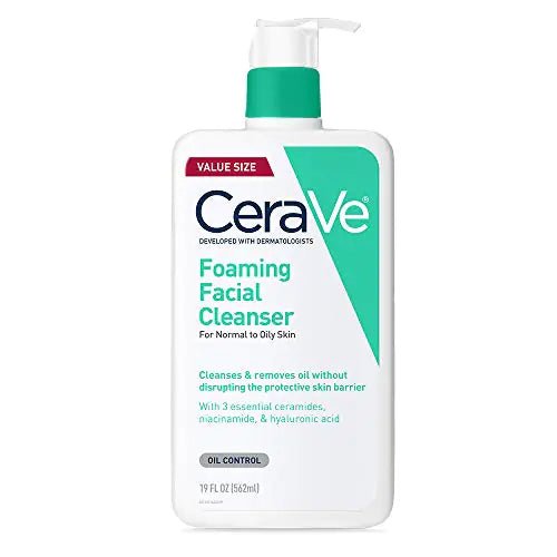 CeraVe Foaming Facial Cleanser - Oil Control for Oily Skin (19 oz) - GNS Beauty & Personal Care