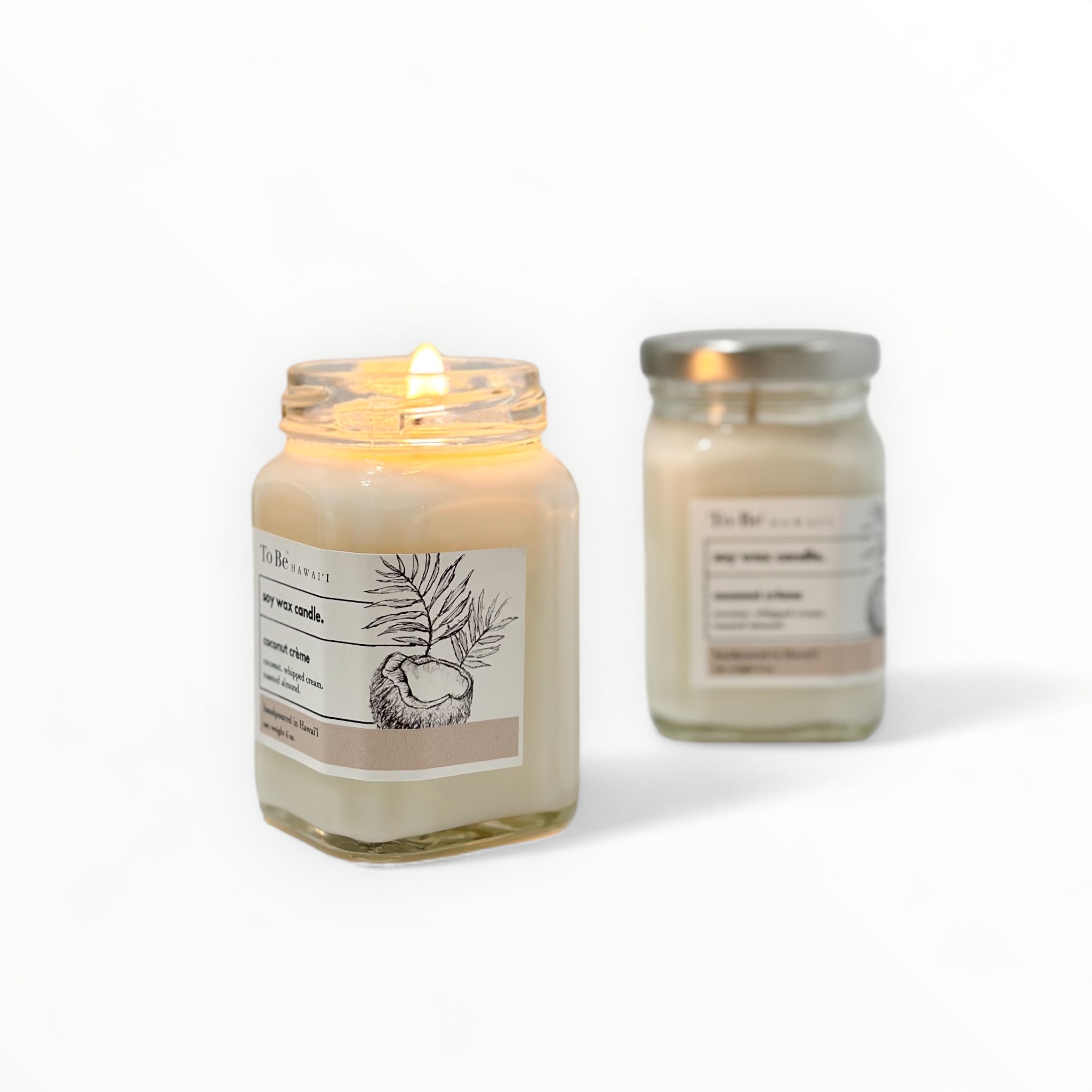 🕯️ Coconut Crème Soy Wax Candle - GNS Beauty & Personal Care