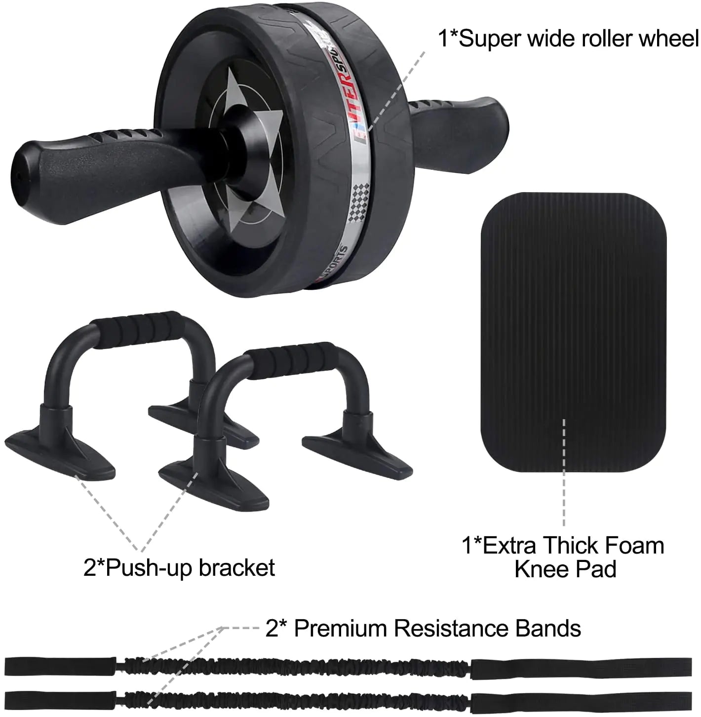 Complete 6 - in - 1 Home Gym Set - GNS Beauty & Personal Care