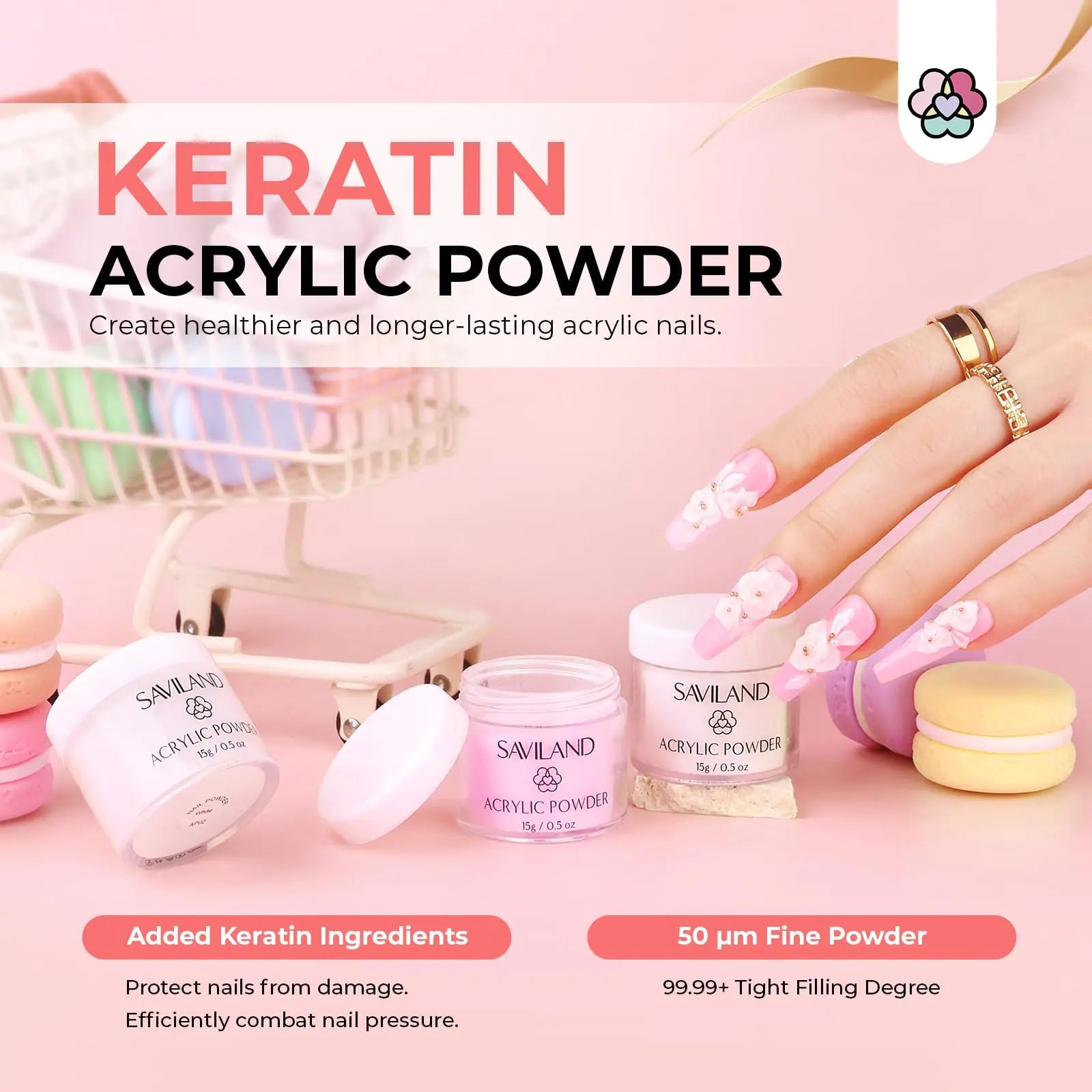Complete SAVILAND Acrylic Nail Kit with Drill for Beginners - GNS Beauty & Personal Care