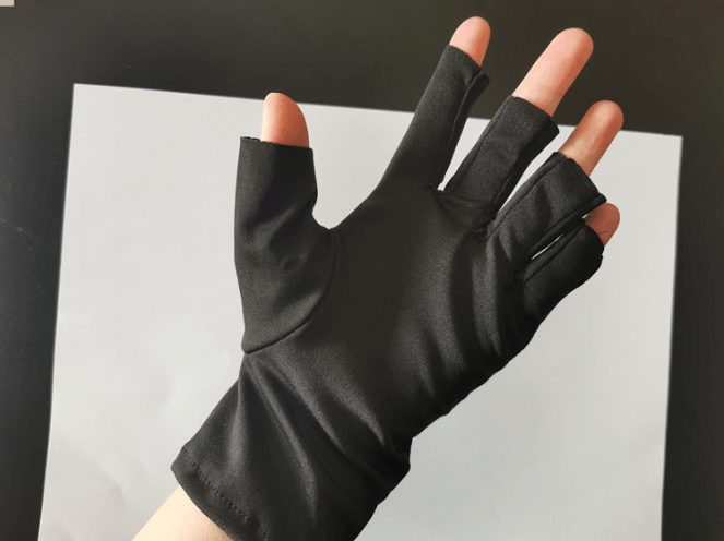 Copper Fiber Sports Half - Finger Recovery Gloves - Chronic Pain Relief - GNS Beauty & Personal Care