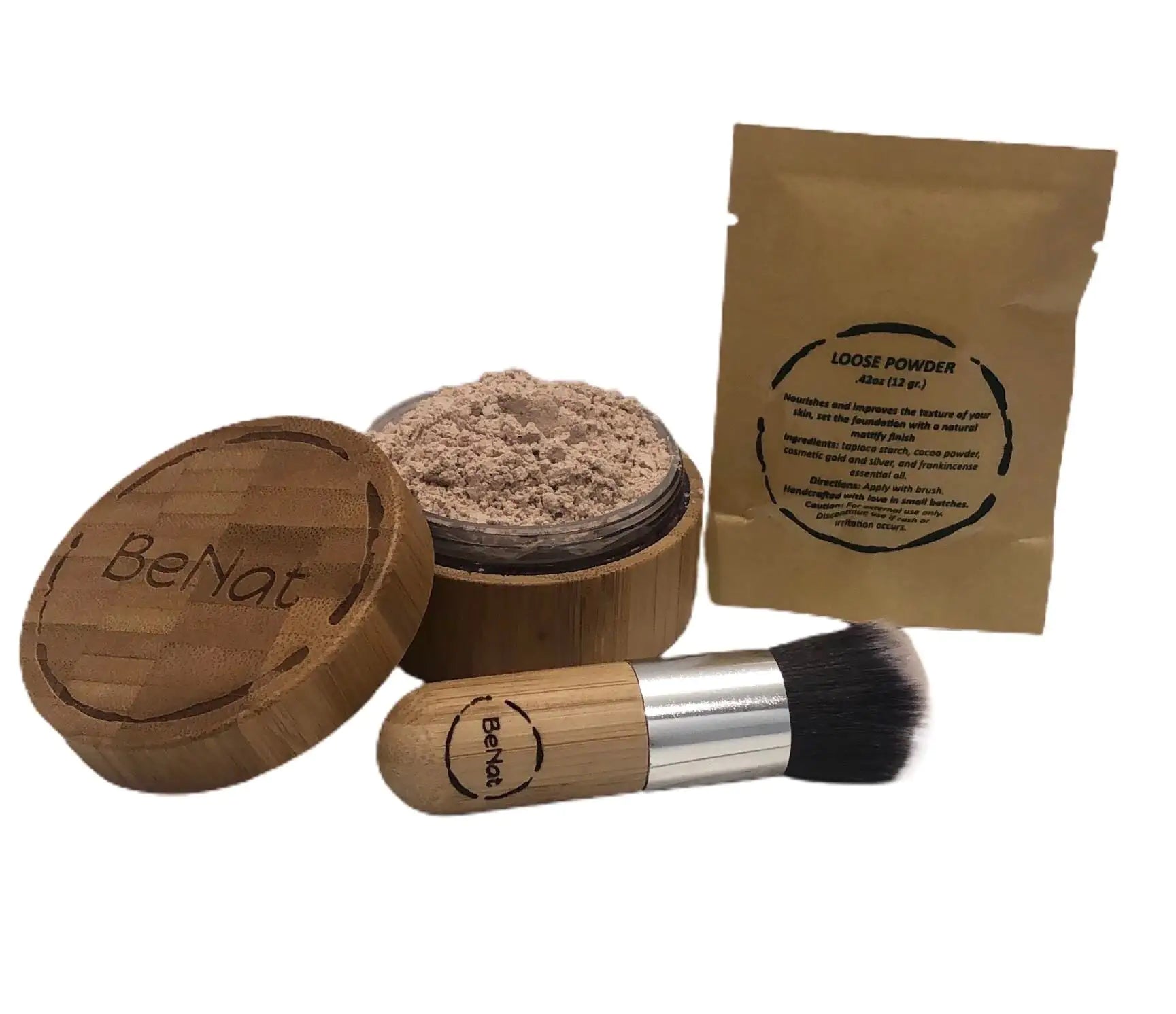 Cruelty - Free Setting Powder with Reusable Bamboo Case - GNS Beauty & Personal Care
