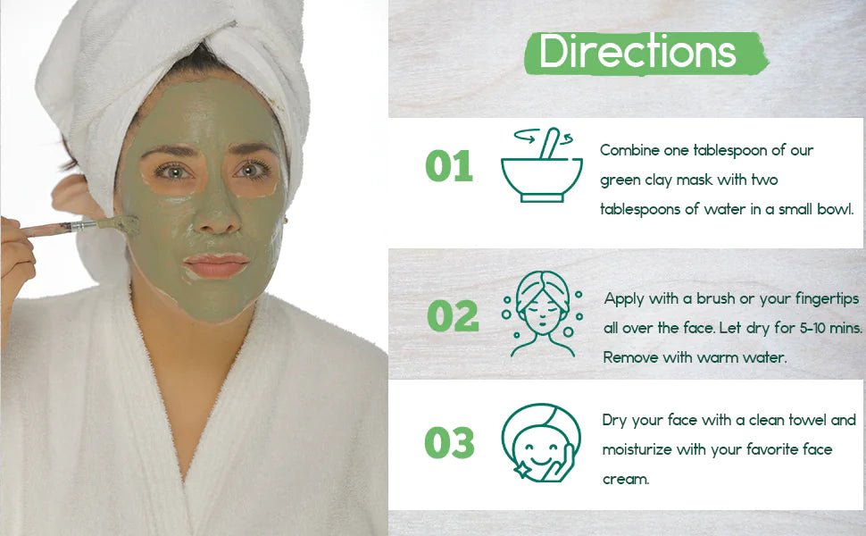 Detoxifying Green Clay Face Mask - Natural Pore Cleansing - GNS Beauty & Personal Care