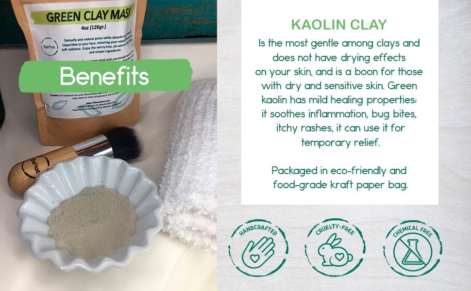 Detoxifying Green Clay Face Mask - Natural Pore Cleansing - GNS Beauty & Personal Care
