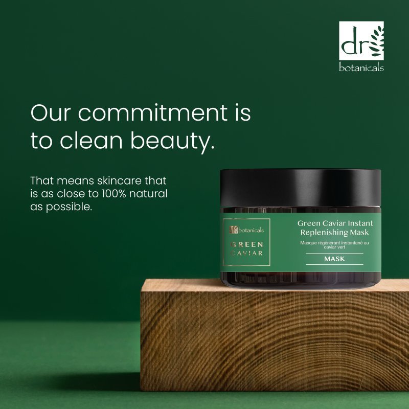 Dr. Botanicals Green Caviar Instant Repairing Amino Acid Mask - 50ml - GNS Beauty & Personal Care