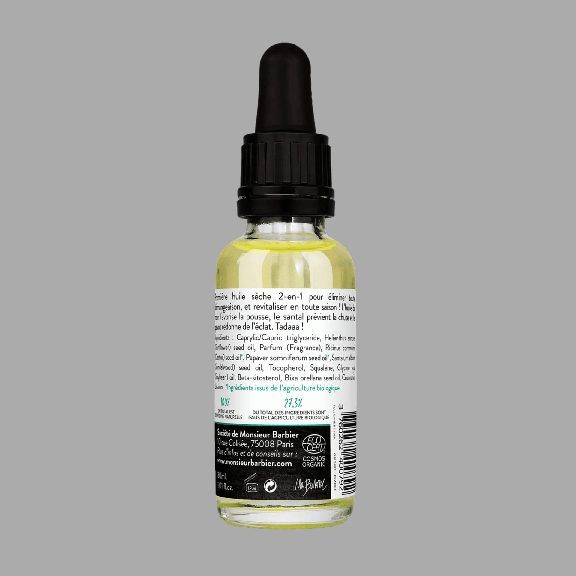 Dry Beard & Hair Oil – FULL CARE BLACK EDITION (30mL) – Nourish, Revitalize & Elevate Your Grooming - GNS Beauty & Personal Care