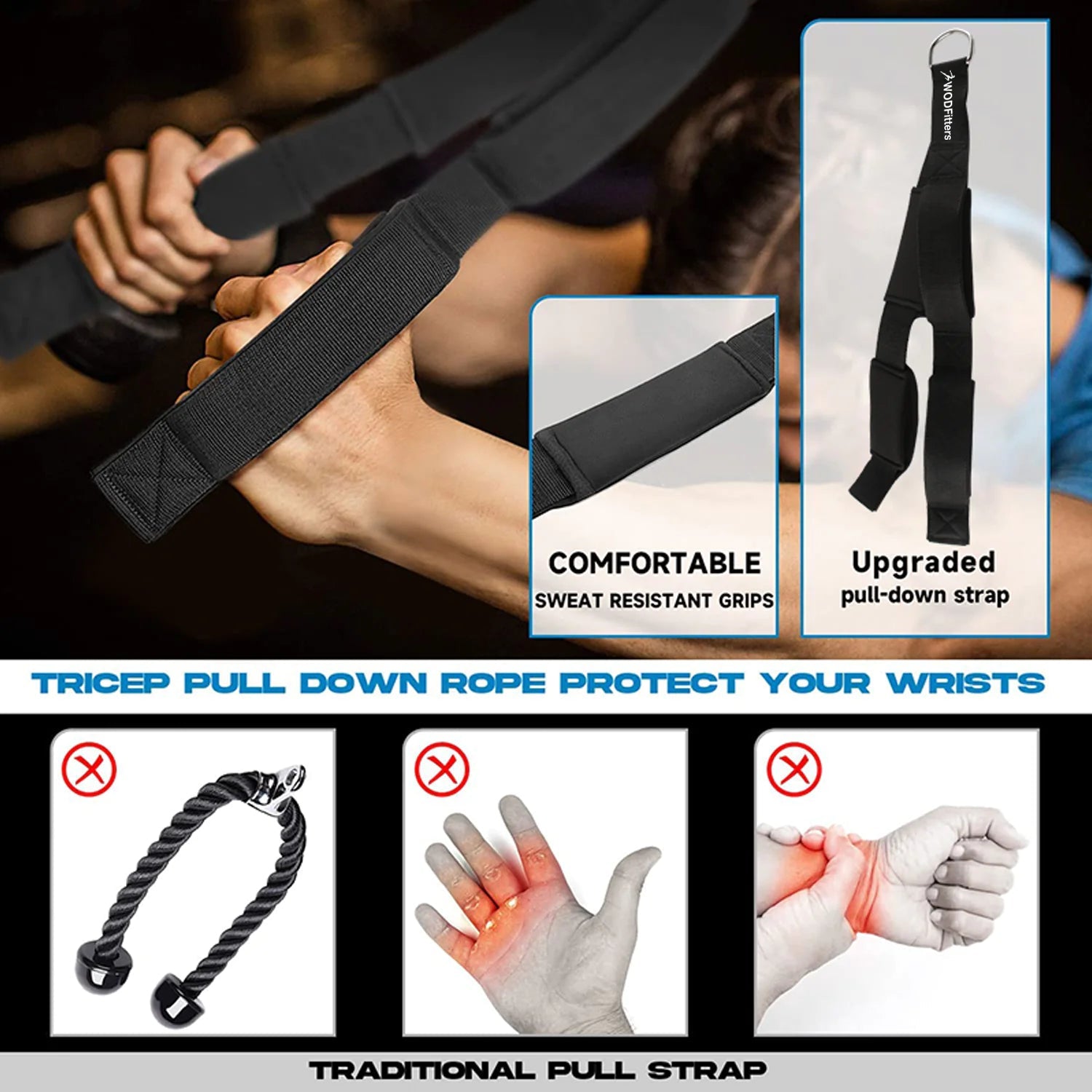 Dynamic Tricep Rope - Affordable Gym Accessory - GNS Beauty & Personal Care