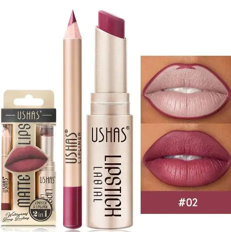 Long-Lasting Matte Waterproof Nude Lipstick