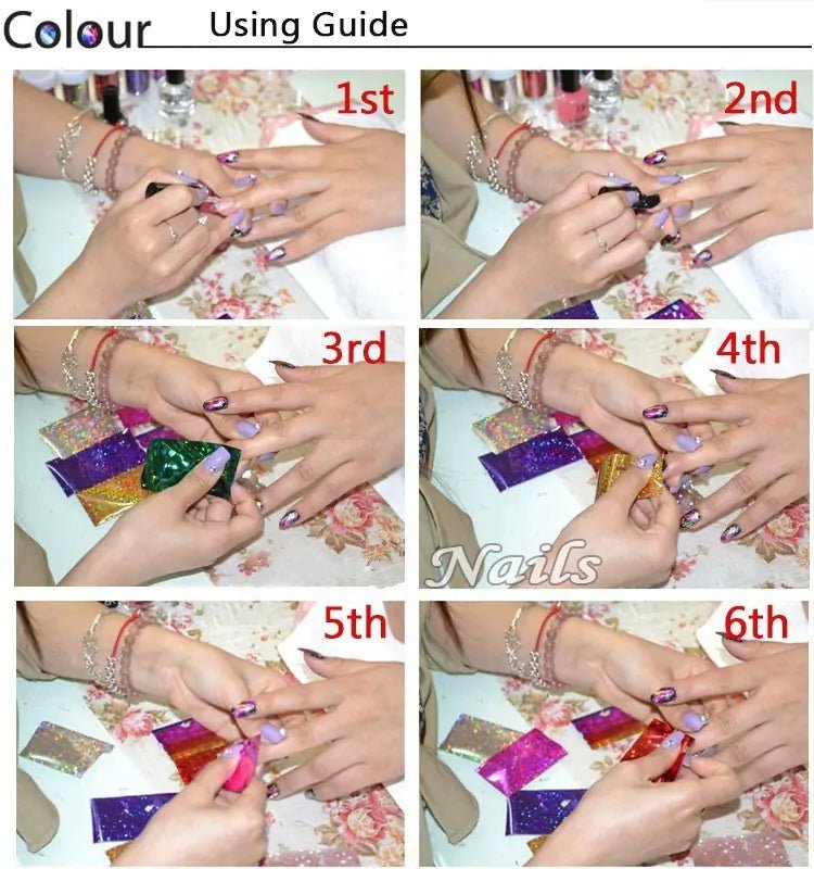 Easy Nail Art Stickers for Salon - Quality Nails At Home - GNS Beauty & Personal Care