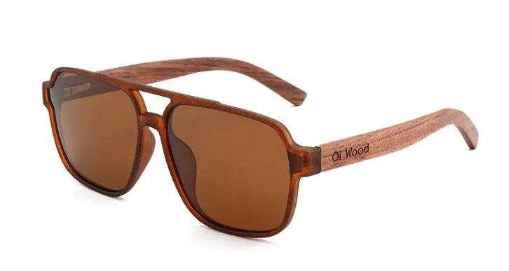 Eco - Friendly Polarized Wooden Sunglasses – UV400 Protection - GNS Beauty & Personal Care